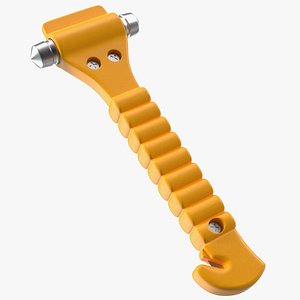 Glass Breaker Hammer with Seatbelt Cutter