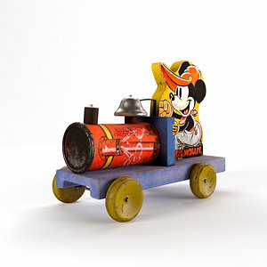 mickey mouse choo-choo 1938 3D model