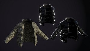 Puffy Jacket  Vest 3D model