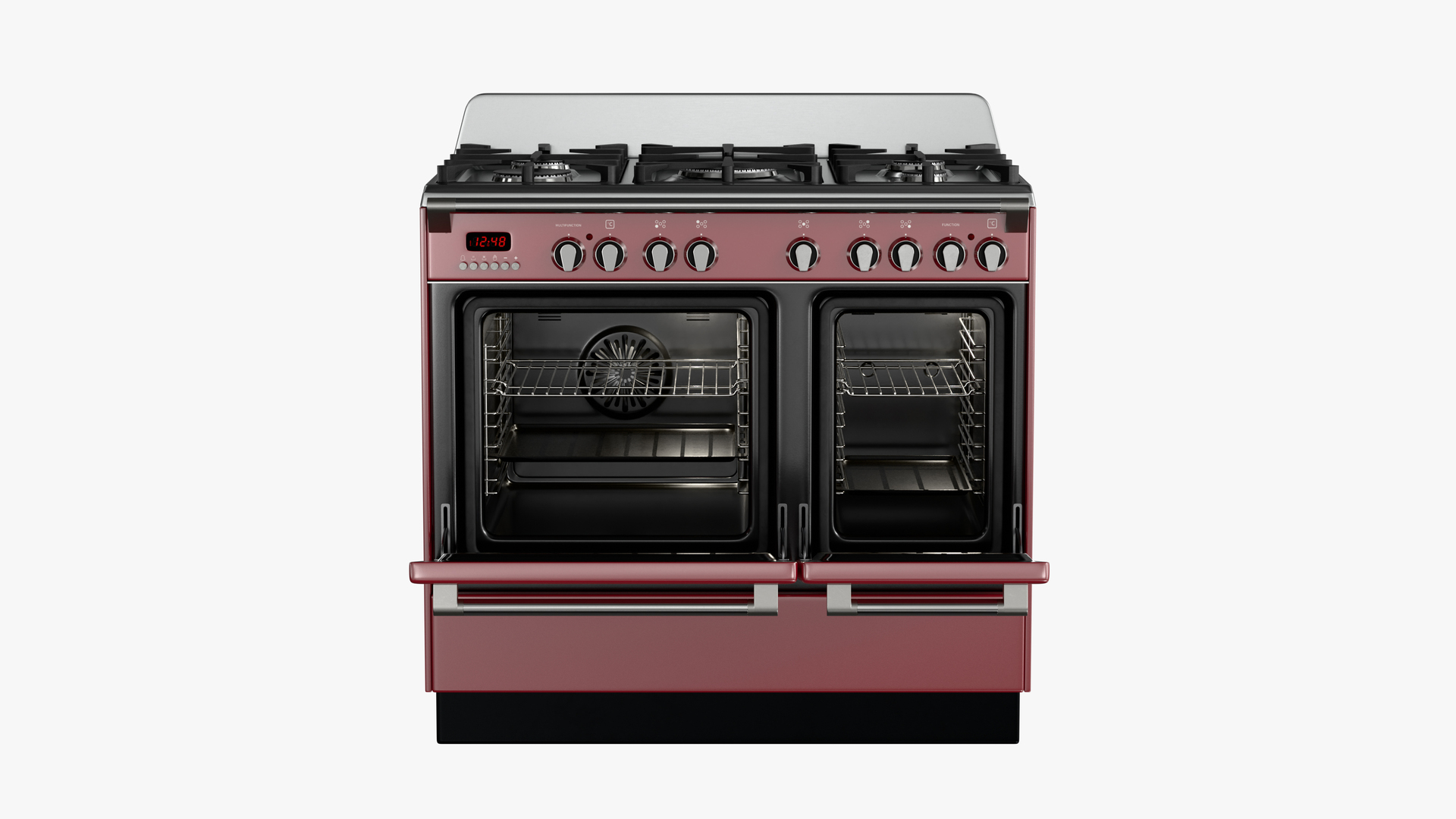 3D Gas Range Red - TurboSquid 2282306