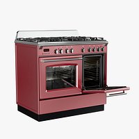Gas Range Red