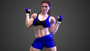 Female Caucasian BOX - MMA Fighter