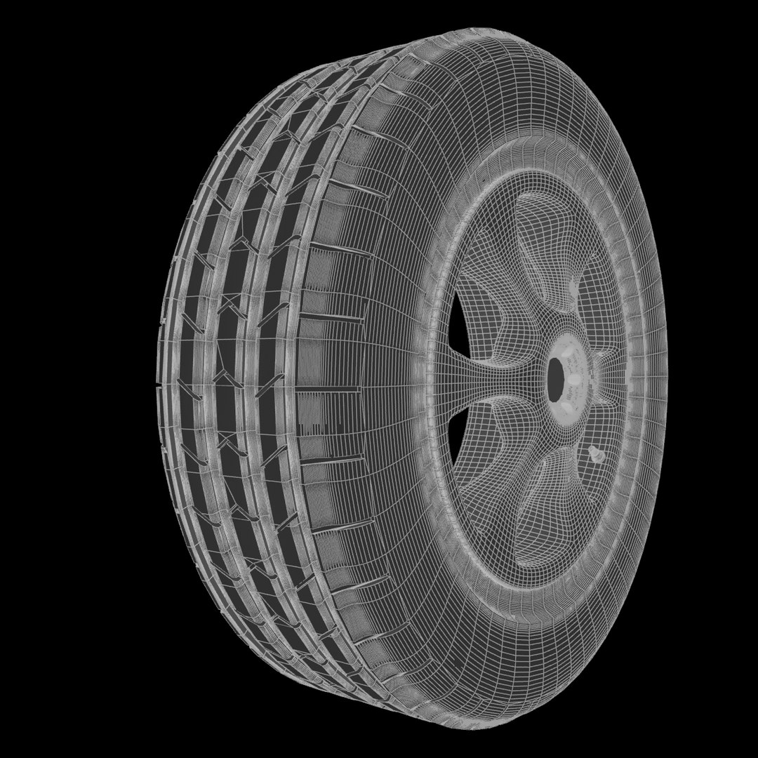 Car Tyre 3D Model - TurboSquid 1452235