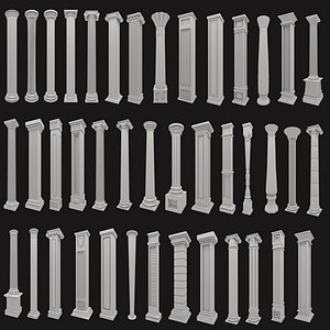 Classical columns pilasters collection