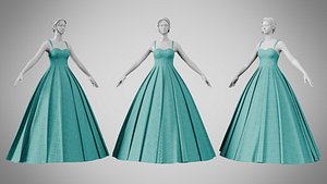 Dress 49 Dark Cyan