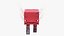 Minecraft Strider Rigged 3D-Modell, spielfertig in 4K PBR