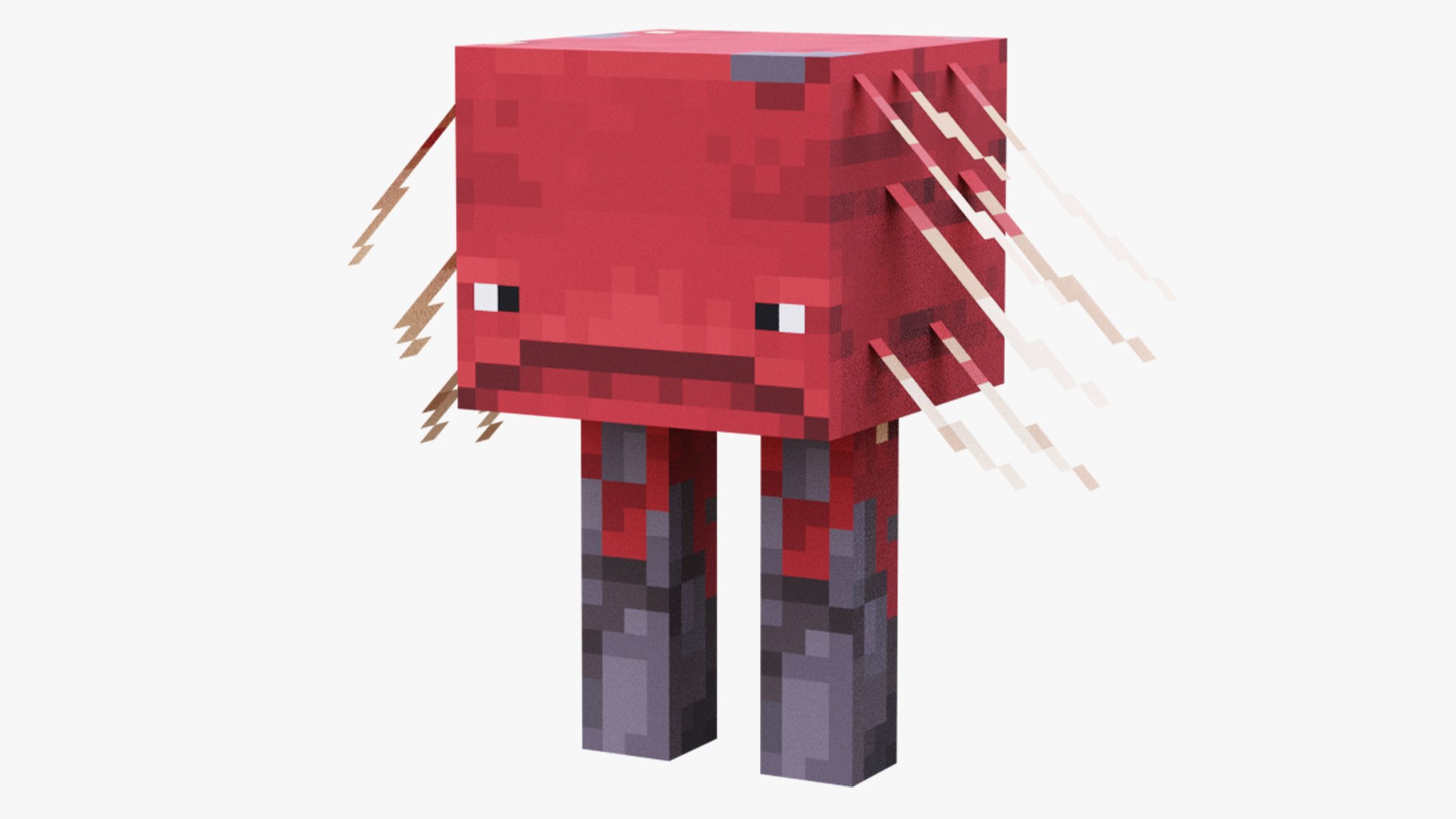 3D Minecraft Strider Rigged 3D Model Game Ready 4K PBR https://p.turbosquid.com/ts-thumb/mU/V1oDkI/lW/strike2r/png/1788439702/1920x1080/fit_q87/04b2cbe5fc71e13f46db65c16d86720303d34a9b/strike2r.jpg