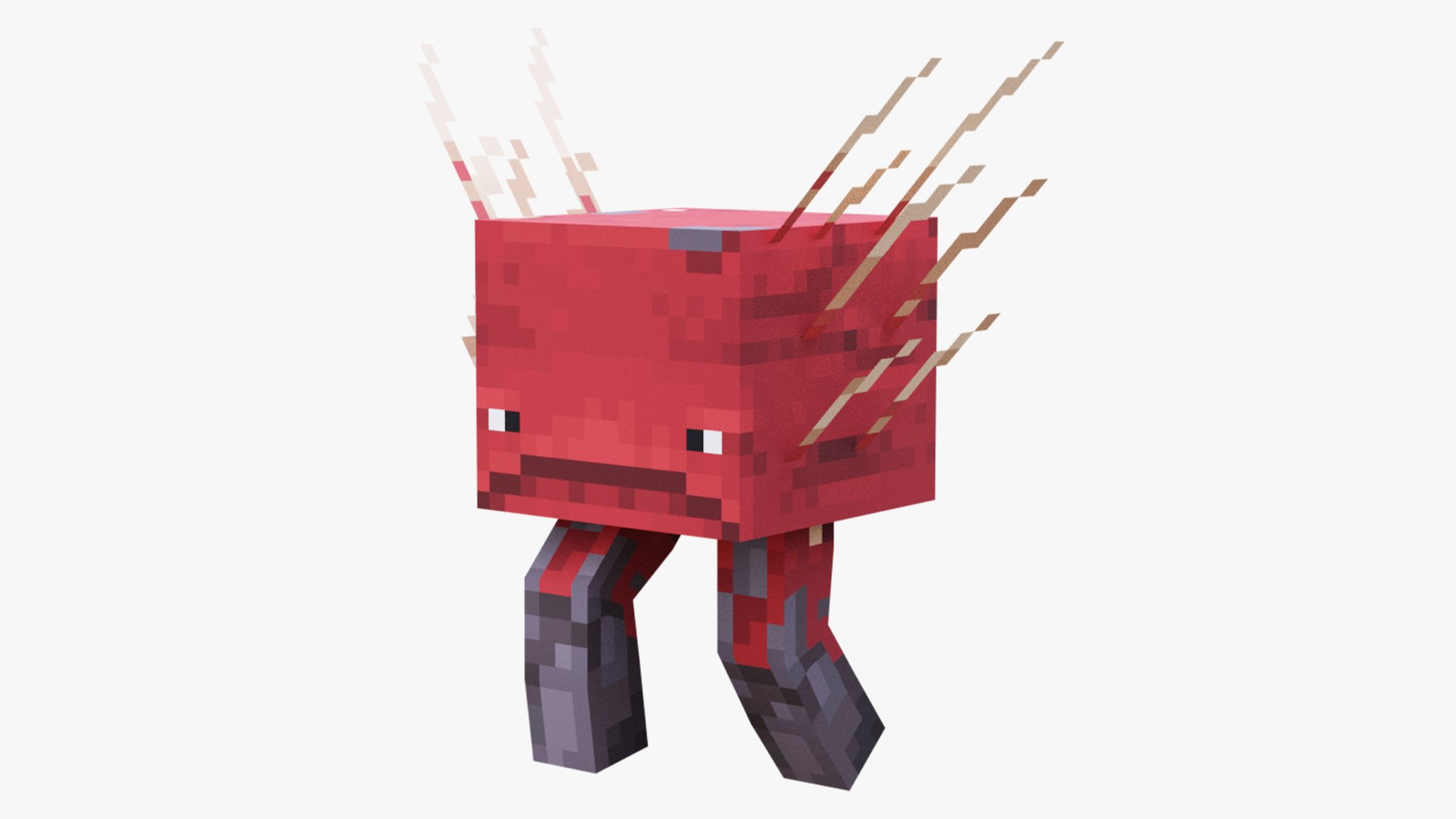3D Minecraft Strider Rigged 3D Model Game Ready 4K PBR https://p.turbosquid.com/ts-thumb/mU/V1oDkI/tq/striker6/png/1788439703/1920x1080/fit_q87/dcd900868ea14a611e8610d35304420448aa2662/striker6.jpg