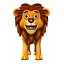 Lion de dessin animé modèle 3D