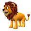 Lion de dessin animé modèle 3D