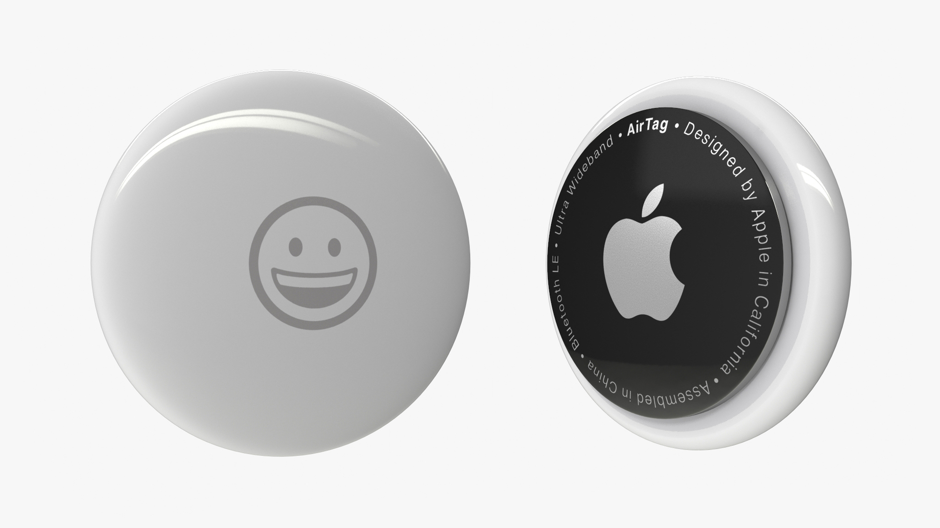 Apple AirTag Emoji Smile 3D model TurboSquid 1745895