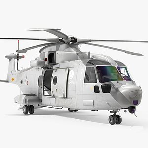 3D agustawestland aw101 helicopter italian model