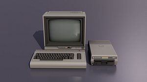 Commodore 64 Set 3D