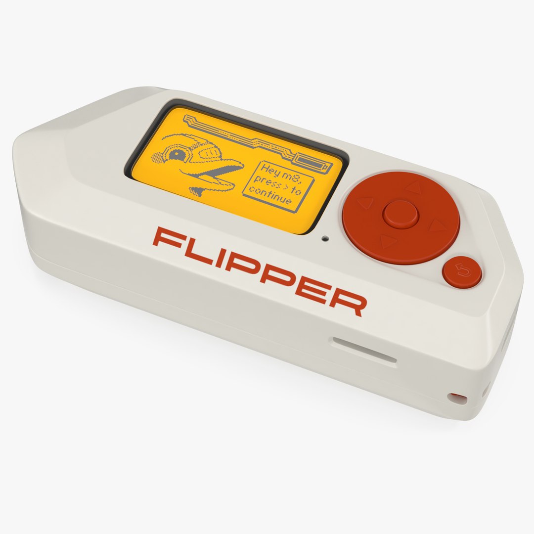 値下げしました。新品未使用 Flipper Zero ホワイト/オレンジ flipperzerowhite3dsmodel000.jpg