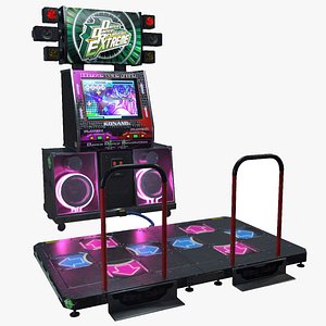 Dance Dance Revolution DDR Arcade Cabinet