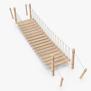 Rope Bridge 3D model
