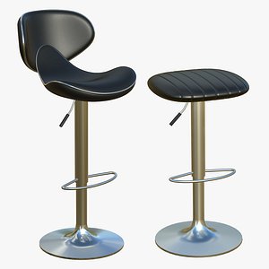 3D Stool Chair V108
