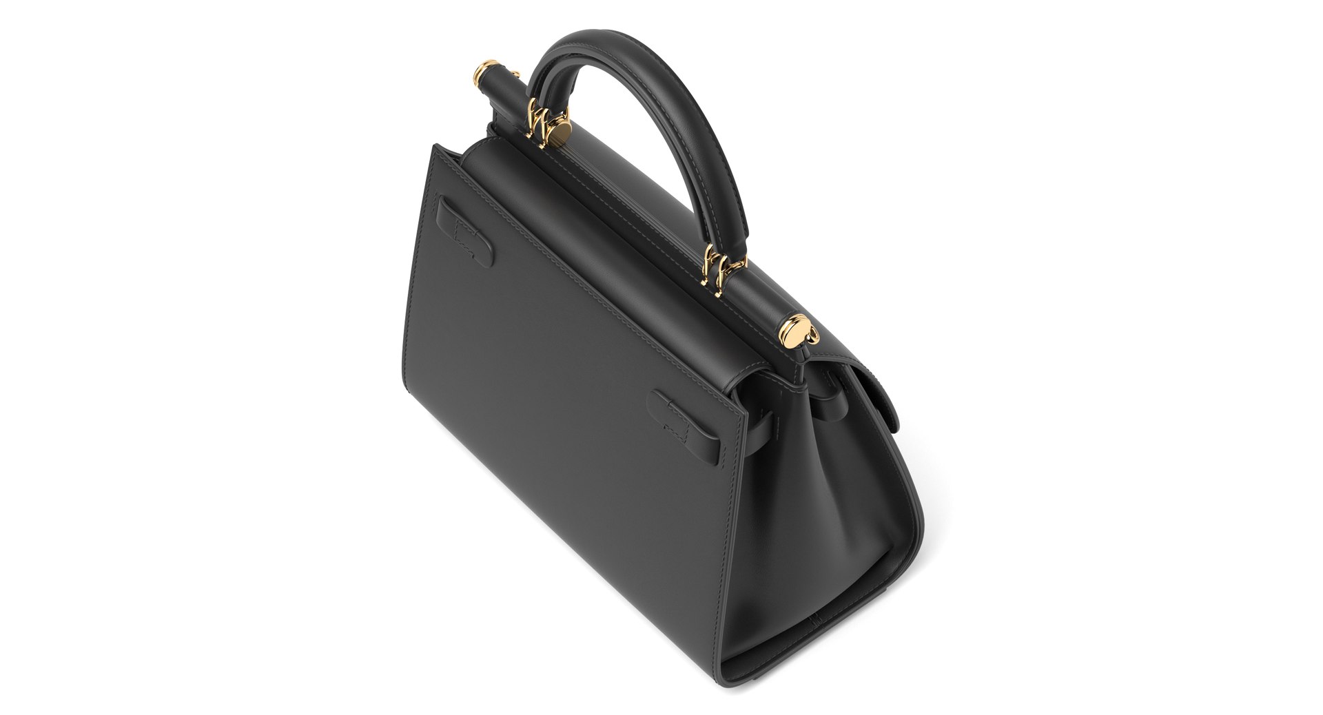 3D Dolce Gabbana Sicily 58 Bag Black Model - TurboSquid 1853922