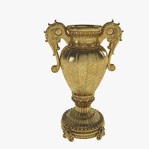 Golden Vase9 3D
