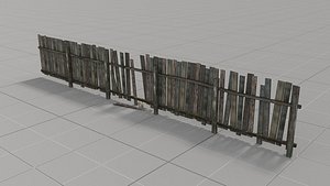 old wooden fence