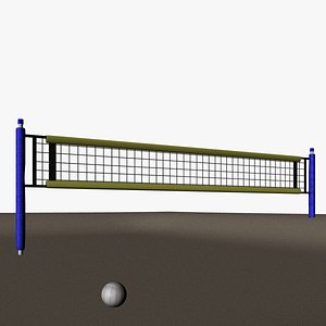 m1nn0taur beach volleyball 3D model