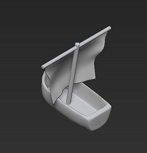 obj boat toy