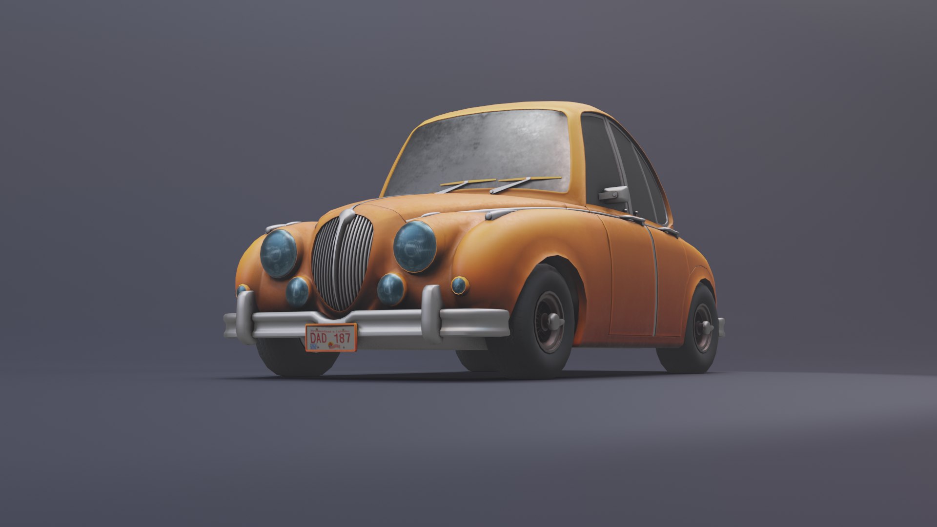 3D Low Poly Stylized Cartoon Car - TurboSquid 2031437