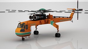 S-64 SkyCrane 3D model
