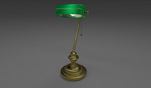 noir office lamp light 3D model