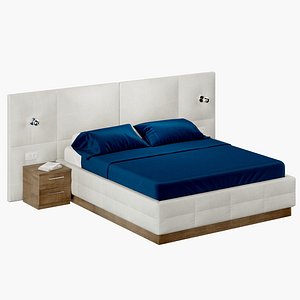 3D contemporary bed