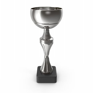 3D Trophy Silver model