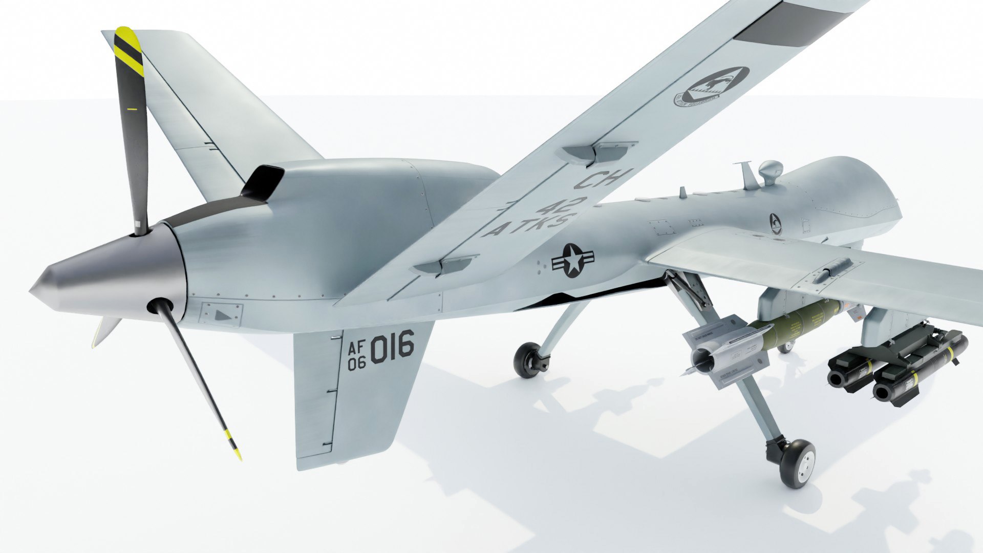 General Atomics MQ-9 Reaper UAV 3D model https://p.turbosquid.com/ts-thumb/mU/wfpyZ3/OR/mq9_45/jpg/1704502880/1920x1080/fit_q87/0d8e685cfd1dd5eaeb33a6c9fcca7a17987c5fbf/mq9_45.jpg