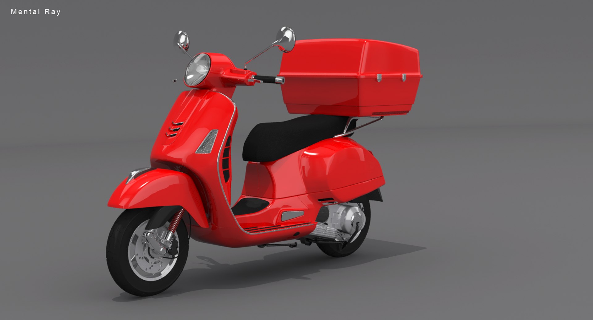 3D Pizza Delivery Scooter - TurboSquid 1567508