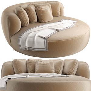 3D Sofa 190 Daybed by Pierre Augustin Rose model