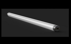 fluorescent lamp 3D model