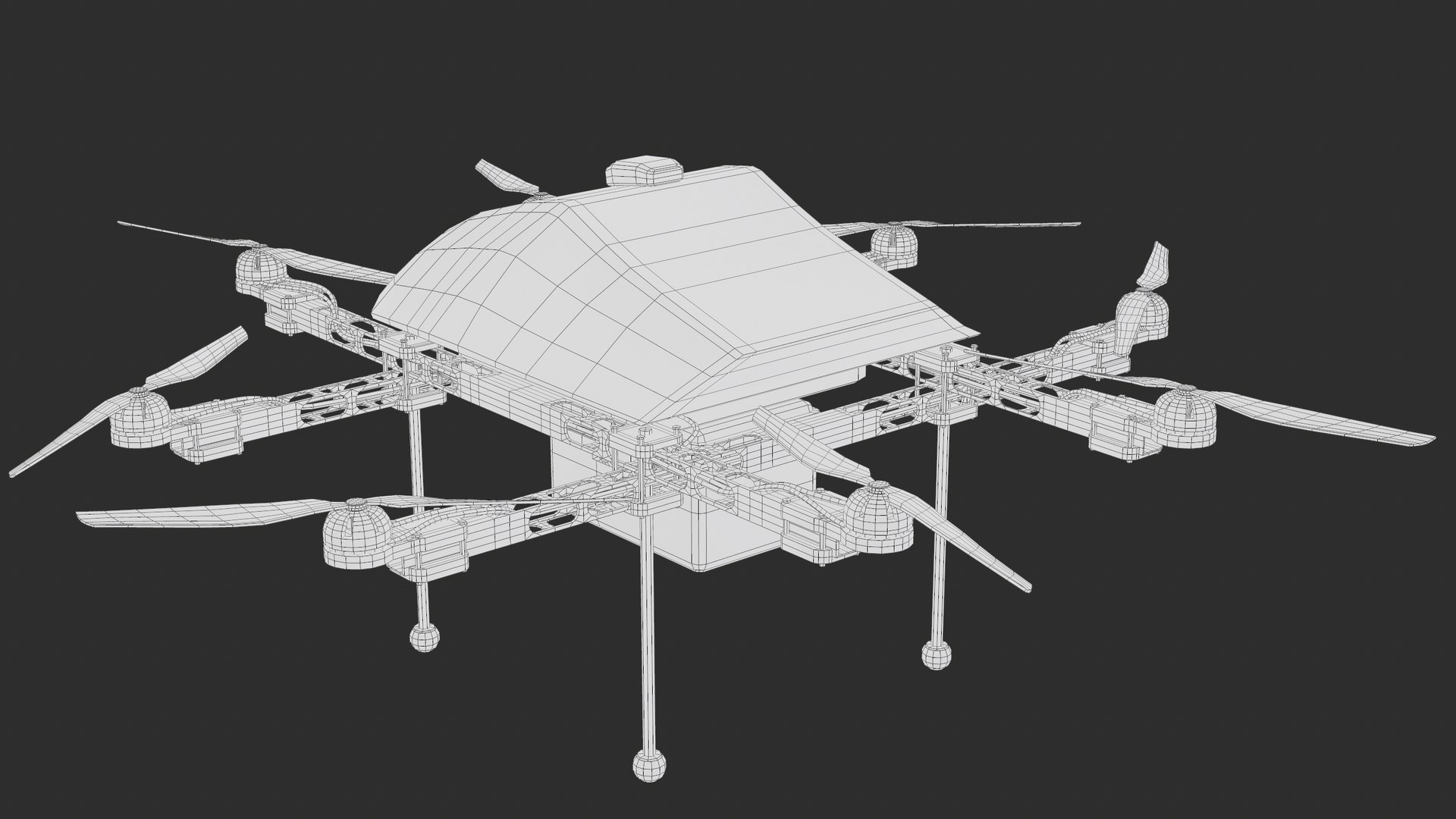 Amazon Prime Air Delivery Drone Lowpoly PBR 3D model https://p.turbosquid.com/ts-thumb/mU/zyZ8rC/Bn/screenshot003/png/1620230362/1920x1080/fit_q87/0896779051cda6e5a359275351f52e3cb22d443f/screenshot003.jpg