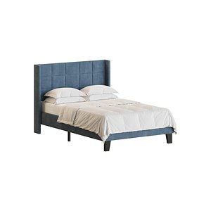 Padded adult double bed