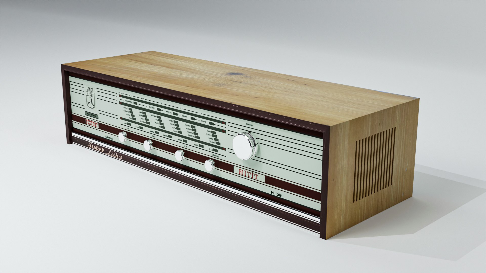 3D Model Vintage Radio - Old Radio - TurboSquid 2169275