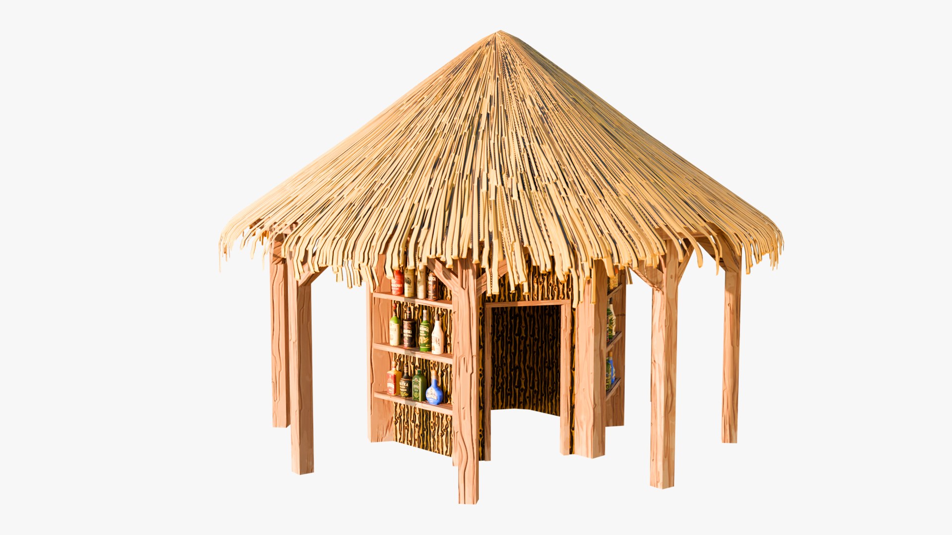 3D Stylized Beach Bar Tiki Hut Environment Props Set 3D Model Game Ready 4K PBR https://p.turbosquid.com/ts-thumb/mV/1Ba46U/4t/7/png/1790790802/1920x1080/fit_q87/ebe9d756ef8a27077c4d6bf4089da48b1ce2625b/7.jpg