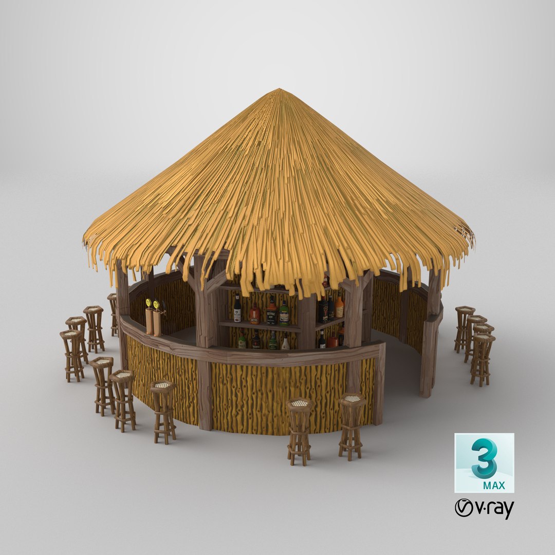 3D Stylized Beach Bar Tiki Hut Environment Props Set 3D Model Game Ready 4K PBR https://p.turbosquid.com/ts-thumb/mV/1Ba46U/lR/stemcell_max_vray_render/png/1790863953/1920x1080/fit_q87/20cc484de6e4653fc9513357e6c94dc6b4e853b0/stemcell_max_vray_render.jpg