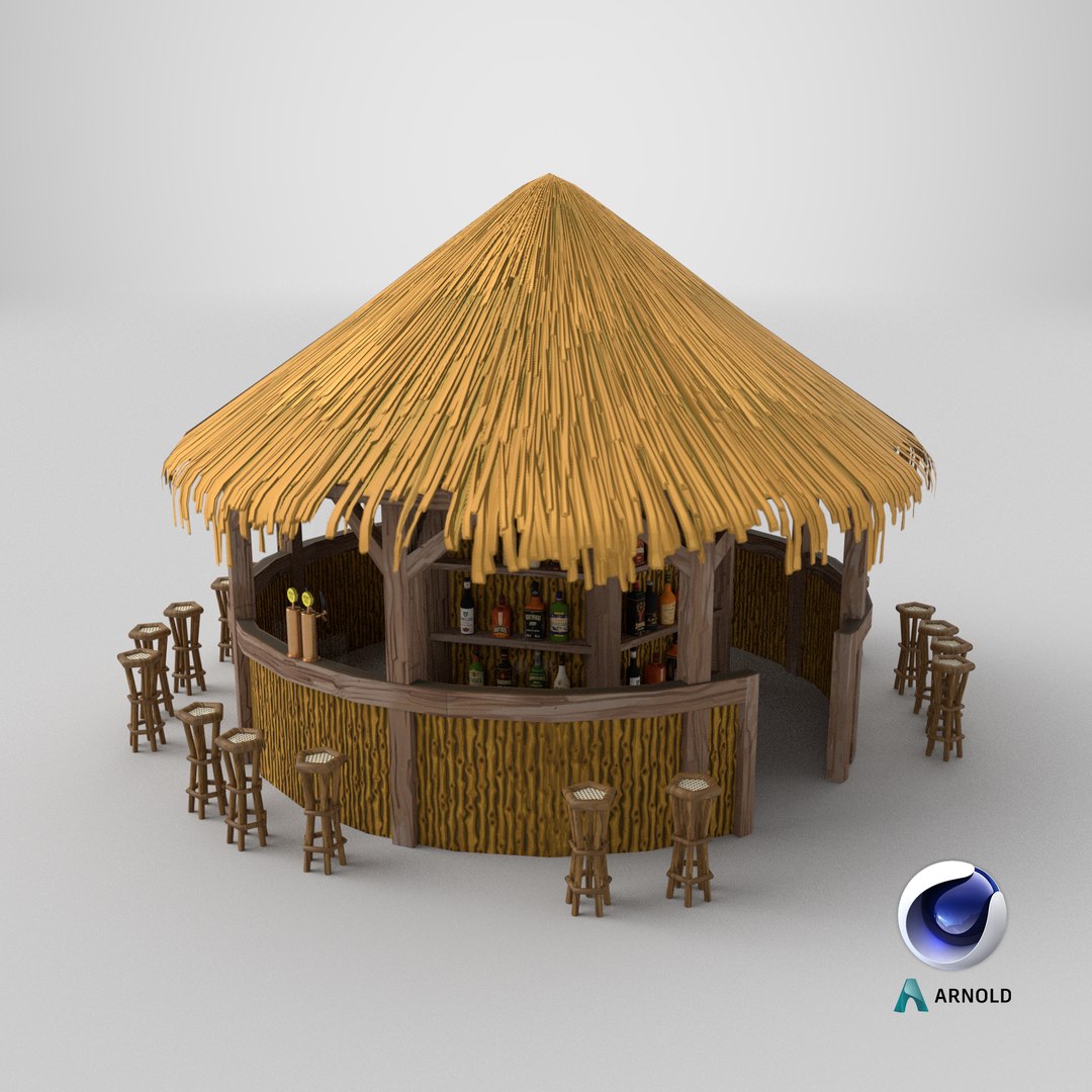 3D Stylized Beach Bar Tiki Hut Environment Props Set 3D Model Game Ready 4K PBR https://p.turbosquid.com/ts-thumb/mV/1Ba46U/lg/stemcell_cinema_4d_arnold_render/png/1790863949/1920x1080/fit_q87/d1b05cb45ee95e3ba78a027b737d380bd7aabedb/stemcell_cinema_4d_arnold_render.jpg