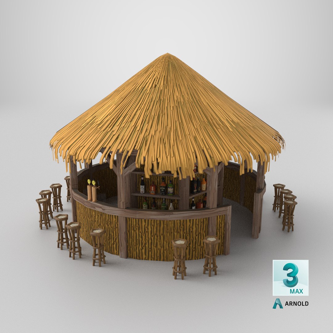 3D Stylized Beach Bar Tiki Hut Environment Props Set 3D Model Game Ready 4K PBR https://p.turbosquid.com/ts-thumb/mV/1Ba46U/ob/stemcell_max_arnold_render/png/1790863955/1920x1080/fit_q87/e9f8b4b923c9a41f1b4f04426d46c88d26e18e7f/stemcell_max_arnold_render.jpg