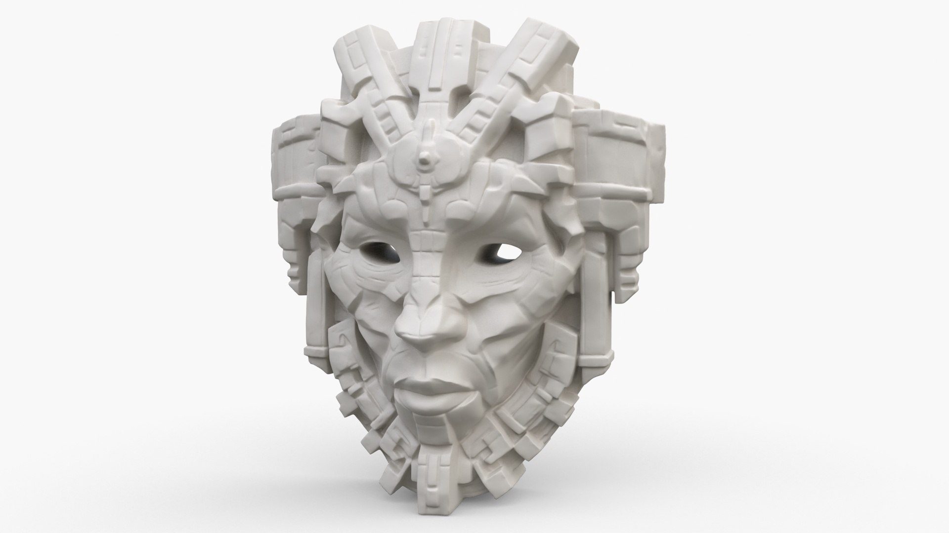 3D Aztec Masks 8 - TurboSquid 2188219