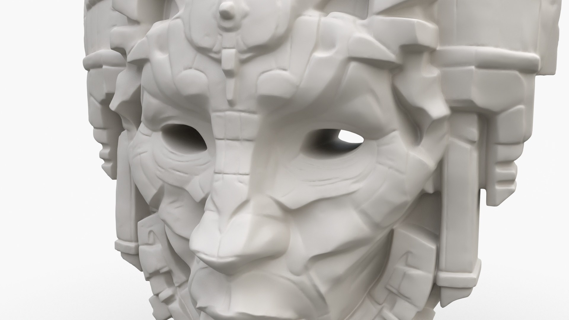 3D Aztec Masks 8 - TurboSquid 2188219