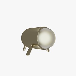 3D LAMP-GOLDEN
