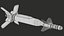 3D Rigged Paveway GBU Family Laser Guided Bombs PBR Bundle model
