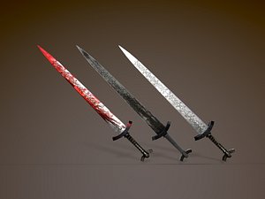 3D long sword