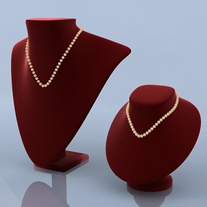 necklace mannequin stand 3d 3ds