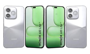 Honor 600 Lite Silver 3D