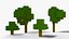 Árvores do Minecraft